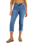 Curvy Cuffed Capri Jeans